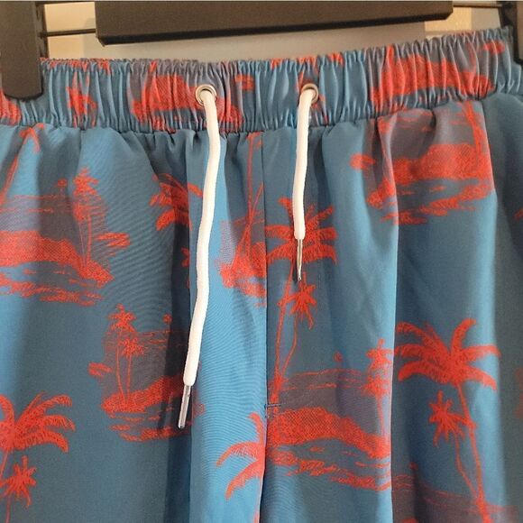 MOSMANN Wear/Under Palm Tree Swim Trunks - Picture 3 of 13